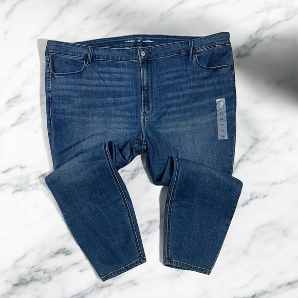 Old Navy Denim - Old Navy Wow High Rise Super Skinny Jeans Plus Size 26 Short Campeche 734884